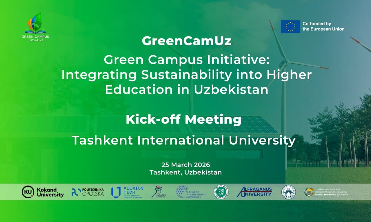 Toshkent Xalqaro Universitetida GreenCamUz loyihasining taqdimoti