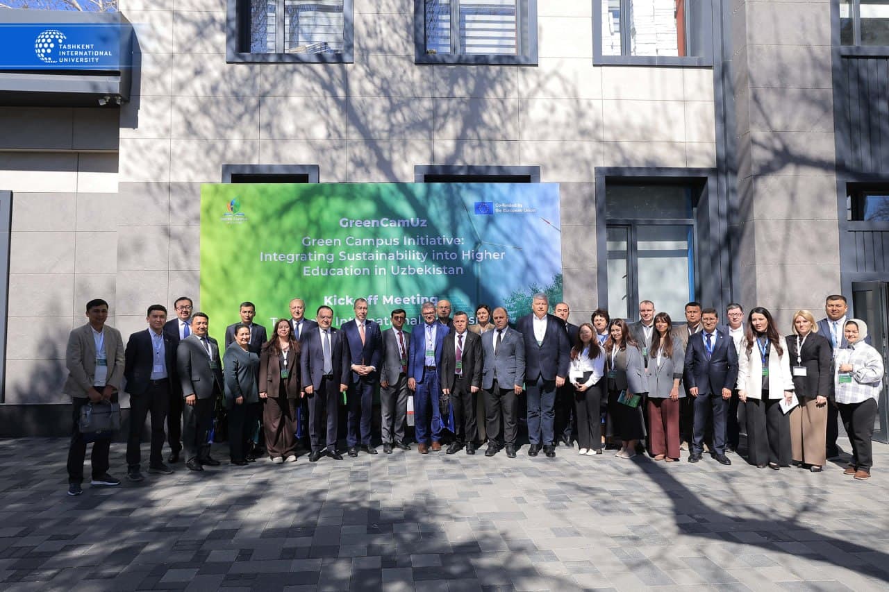 Toshkent xalqaro universitetida GreenCamUz loyihasining ochilish yig'ilishi bo'lib o'tdi — 2